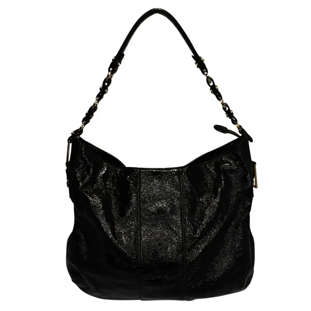 Tory Burch brown crinkled bag